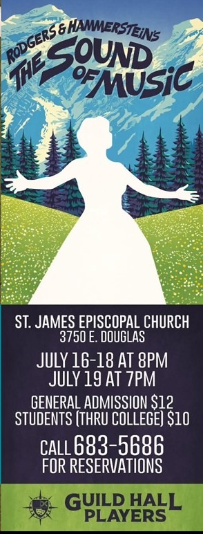 Poster for Guild Hall Players’ production of Witnesses by Phil Speary at St. James Episcopal Church, October 16–19, 2025.